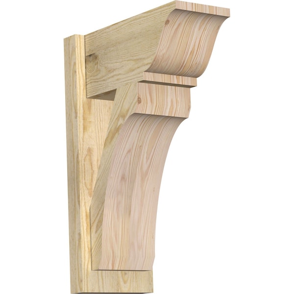 Ekena Millwork Legacy Traditional Rough Sawn Outlooker, Douglas Fir, 8"W x 16"D x 24"H OUT08X16X24LEC01RDF - main